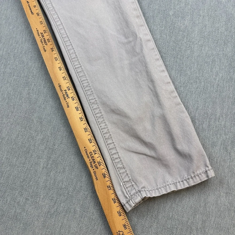 True Religion Jeans Mens 31 Light Gray Relaxed Straight Leg Pockets Pants Casual